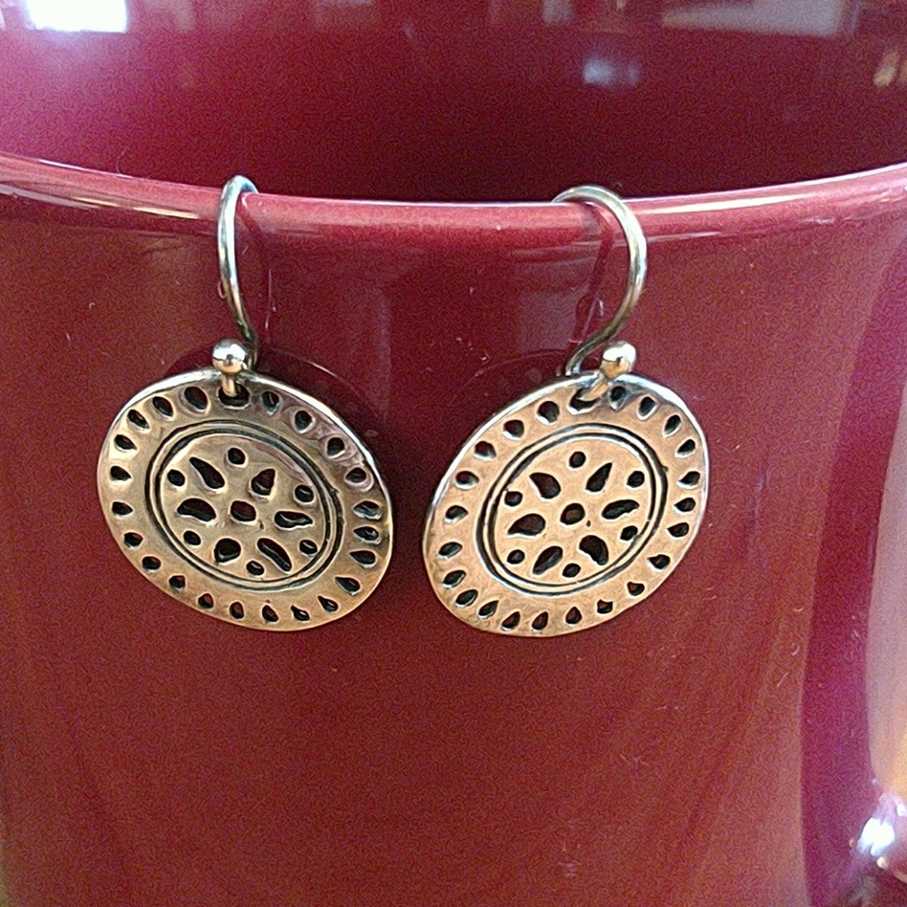 Silver earrings